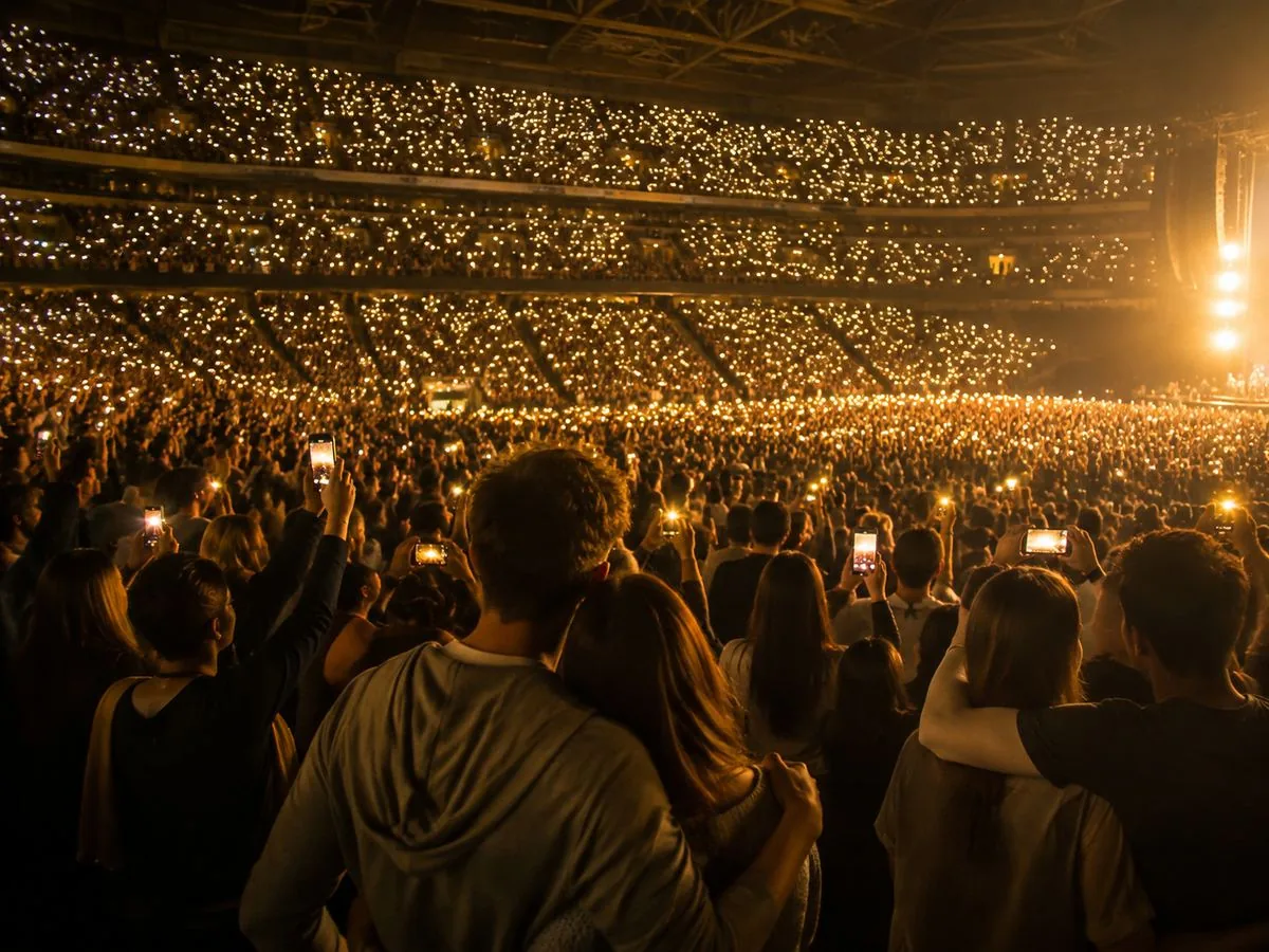 Fifty thousand people at a Romantic Tour show: the warmth of a soul evening